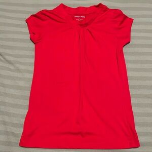 Red Girls Liberty Valor Shirt Size 7/8
